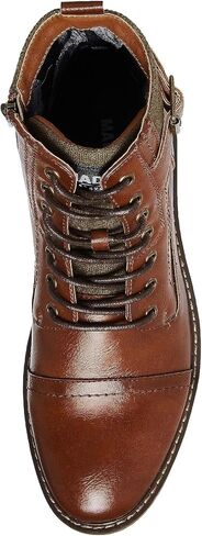 Steve Madden Teetr Boots for Men - Synthetic Leather Upper - Synthetic Lining - EVA Lug Outsole - Round Toe in Saudi Arabia