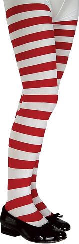 Red and White Striped Tights Child Small in Saudi Arabia