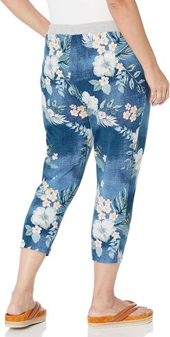 Avenue Women's Plus Size Pant Jenny Knit Crop in Saudi Arabia
