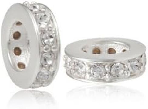 Shining Spacer Charm 925 Sterling Silver Gift Beads Charm fit for Pandora Charms Bracelets in Kuwait