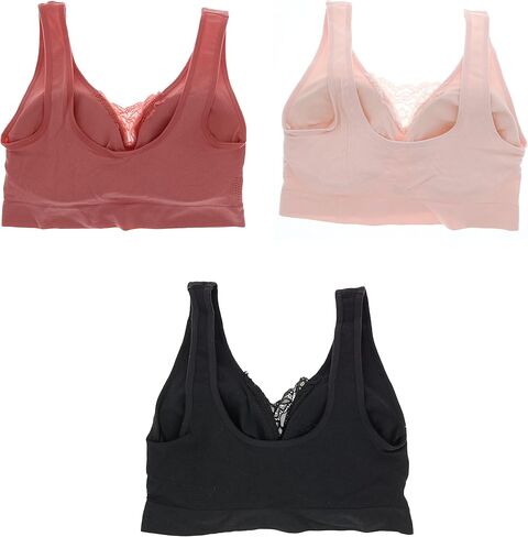 مجموعة حمالة صدر نسائية من Delta Burke Intimates بمقاس كبير بدون خياطة مريحة (3pr) in Kuwait