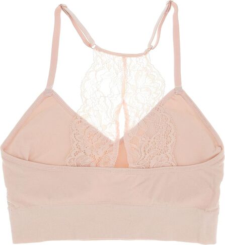 Marilyn Monroe Intimates Women's Sexy Bralette with Lacey Racer Back (2 Bras) in Saudi Arabia