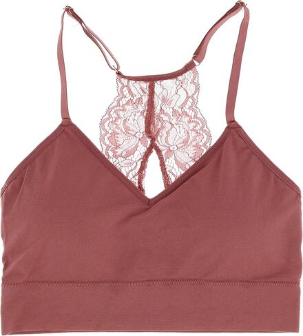 Marilyn Monroe Intimates Women's Sexy Bralette with Lacey Racer Back (2 Bras) in Saudi Arabia