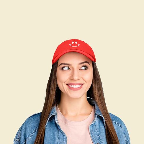 قبعة بيسبول DALIX Smile وجه مبتسم، قبعة أبي سعيد للرجال والنساء والمراهقين in Saudi Arabia