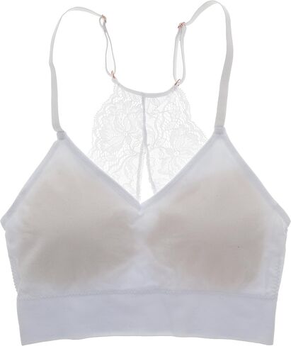 Marilyn Monroe Intimates Women's Sexy Bralette with Lacey Racer Back (2 Bras) in Saudi Arabia