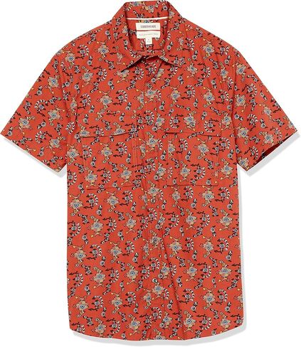 Amazon Essentials Men's Standard-Fit Short-Sleeve Two-Pocket Utility Shirt (Previously Goodthreads) in Saudi Arabia