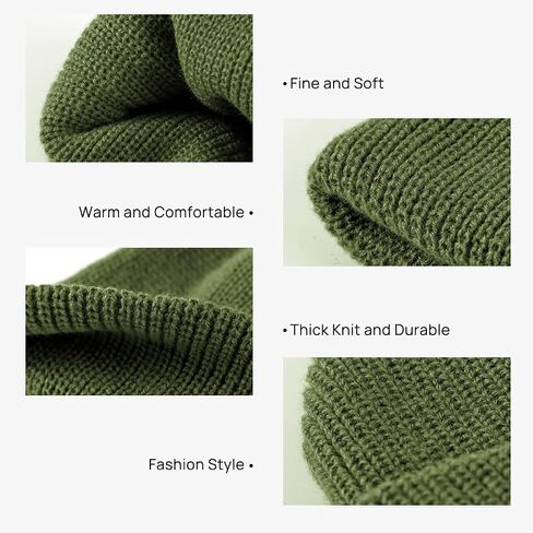 SITFFOFT Beanie Hats for Men Women Winter Warm Soft Ribbed Skullcap Knit Fisherman Beanies Ski Hat Unisex in Saudi Arabia