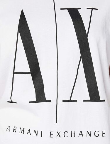 A|X ARMANI EXCHANGE Women's Icon Project Logo Boyfriend Fit Crewneck Tee in Saudi Arabia
