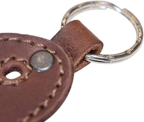 Hide & Drink, Leather Number Keychain/Key Ring/School & Office Accessories, Handmade Includes 101 Year Warranty :: Bourbon Brown (Number 9) in Saudi Arabia