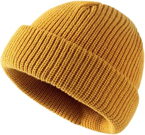 SITFFOFT Beanie Hats for Men Women Winter Warm Soft Ribbed Skullcap Knit Fisherman Beanies Ski Hat Unisex in Saudi Arabia