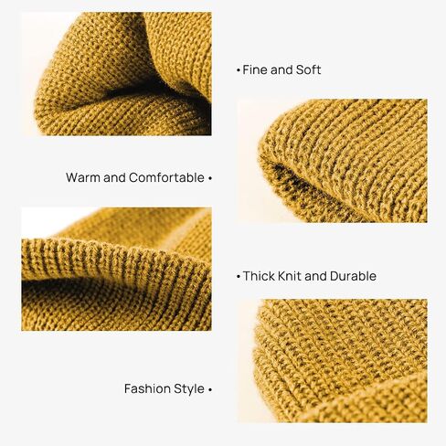 SITFFOFT Beanie Hats for Men Women Winter Warm Soft Ribbed Skullcap Knit Fisherman Beanies Ski Hat Unisex in Saudi Arabia
