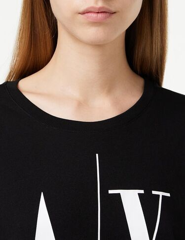 A|X ARMANI EXCHANGE Women's Icon Project Logo Boyfriend Fit Crewneck Tee in Kuwait