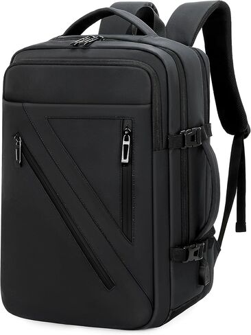 Solim Anti-theft Laptop Backpack,Business Travel Backpack Fit 15.6 Inch Durable Water Resistant Computer Bag with USB Charging Port for Men, Black, One Size, Travel Backpacks in Kuwait