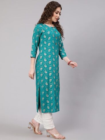 كورتا مستقيمة مطبوعة بالزهور للسيدات من Nehamta in Kuwait