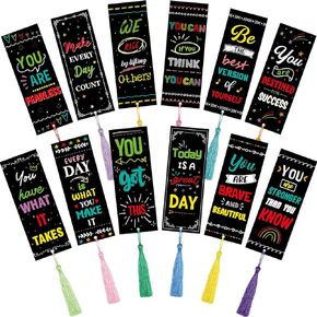 12 Pieces Kids Bookmarks, Cute Bookmarks for Kids Girls, Bookmarks Gifts for Women, Girls, Teens, Rulers for Kids, Animal Bookmarks, Party Favors School Classroom Reading Presents (Pom Pom Style)