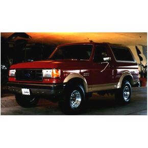 Bushwacker Extend-A-Fender Extended Front & Rear Fender Flares | 4-Piece Set, Black, Smooth Finish | 20903-01 | Fits 1987-1991 Ford Bronco, F-100, F-150, F-250, F-350 w/ 6.8' or 8' Bed