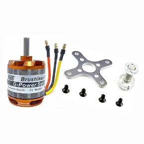 DYS D3542 1000KV/1250KV/1450KV Brushless Outrunner Motor 2-4S for Multi-Copter/Fixed-Wing Aircraft/Helicopters (D3542 1250KV)