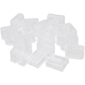 Pokinge 50 Pcs Whistle Mouth Covers, Universal Referee Whistle Cover Outdoor Replacement Whistle Grip Cover Transparent PVC Whistle Accessories for Sports(50Pcs)