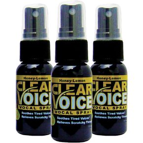 LIQUIDHEALTH Clear Voice Vocal Spray Honey Lemon (3pack)
