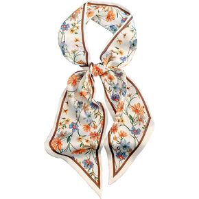 Hioyiwes head scarf fashion satin scarf for hair beach head wraps neck scarf headscarf woman scarf fashion gift