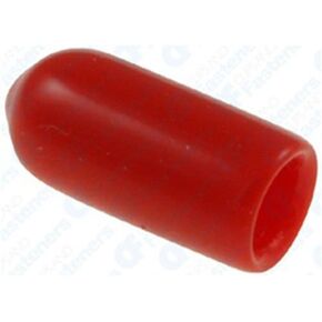50 Vinyl Vacuum Cap Red 3/16" Inner Diameter
