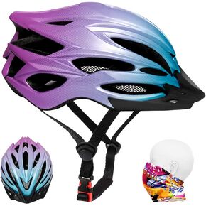 R2Depot Premium Bike Helmet, Lightweight Adjustable 57-62cm, 22 Vents Adults Bicycle Helmet with Headband