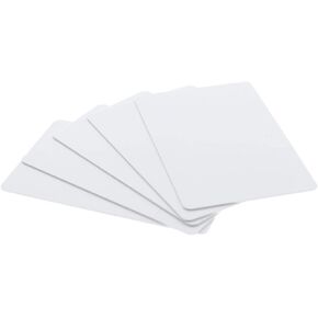 BadgePass Premium Blank PVC Cards for ID Card Printers – Pack of 500 – Graphic Quality CR80 30 Mil