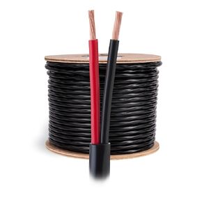 Cables Direct Online 14AWG Outdoor Speaker Wire, 100 ft | 2 Conductor, CCA- Copper Clad Aluminum, Stranded Bulk Audio Cable |Direct Burial, UV Resistant