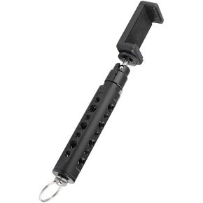 CAMVATE Aluminum Cheese Handle with Adjustable Smartphone Clip & Ball Head Holder 1/4"-20 Mount - 2515