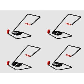 Wiper Arm Pressure Spring Set - 2-Pack Black Springs, Enhance Wiper Performance, Easy Install, Improved Visibility in Rain/Snow. Perfect Replacement Kit for Clear Windshields (4 pack)