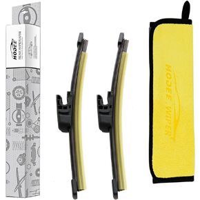 (Pack of 2) Rear Wiper Blade Set Replacement for Hyundai Veloster 2012-2017,Turbo Back Windshield Window,Rear wiper Accessories Factory OE Style 988112V000