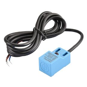 Heschen Square Inductive Proximity Sensor Switch Non-Shield Type SN04-P2 Detector Distance 5mm 10-30VDC 200mA PNP Normally Closed(NC) 3 Wire