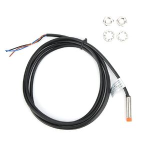 Fafeicy Proximity Switch DC1224V, Inductive Proximity Sensors, 3Wire Switch Sensor PNP NO, 2mm Detecting Distance, 5-8mm Sensing Range, Isolation/Load Switch