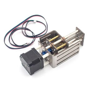 RATTMMOTOR 100mm Travel Length Linear Stage Acuator Z axis Sliding Table DIY Milling Linear Motion Guide Rail Suitable for Woodworking CNC Engraving Machine