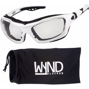 WYND Blocker Motorcycle Riding Glasses Extreme Sports Wrap Sunglasses (Black/Smoke) in Saudi Arabia