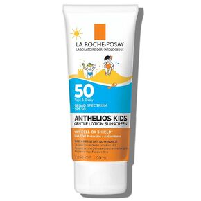 La Roche-Posay Anthelios Kids Gentle Lotion Sunscreen SPF 50 | Broad Spectrum SPF + Antioxidants | Sunscreen For Kids | Octinoxate & Oxybenzone-Free | Pediatrician Tested | Non Comedogenic | Oil Free