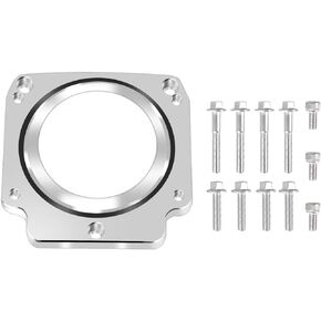 LS Aluminum Throttle Body Adapter - Endxedo Throttle Body Spacer Adapter Plate Kit for LS1 3 Bolt Intake Manifold to LS3 4 Bolt Throttle Body GM LS1 LS6 LS Engine
