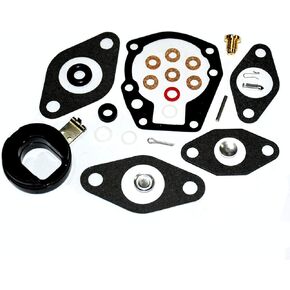 Autu Parts 439071 Carburetor Rebuild Repair Kit for Johnson/Evinrude 1.5-20 Hp - 18-7043, 0382047, 0382046, 038204 383052 398532,0439071