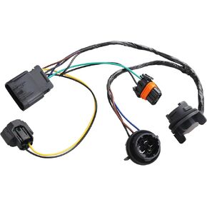 WMPHE Compatible with Headlight Wiring Harness Chevy Silverado 1500 2500HD 3500 3500HD 2007 2008 2009 2010 2011 2012 2013 2014, Lamp Wire Harness, Front Lamp Socket Wire OEM 15841609 25962806