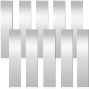 12 Pieces Metal Strips Metal Shim Stock Metal Sheet Metal Shims Gap Filler Trim Strip, 12" Length x 1" Width x 0.024" Thickness