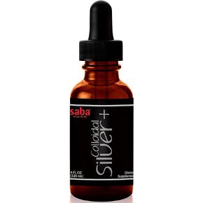 Saba Colloidal Silver 50PPM, 4Fl Oz.- Seasonal Wellness, Immune Support -This Multi-Use Product Comes in Handy for Several of Life’s Little Accidents. It’s A Must-Have in Every Household -24 Servings