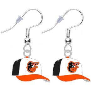 Baseball Cap Earrings Pierced
