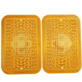 YIHETOP 2PCS Amber Lens LVU18745 Compatible for John Deere Tractor 1023E 1025R 1026R 2027R 2032R 3120 3203 3320 4105 4520 4600 5415 5425
