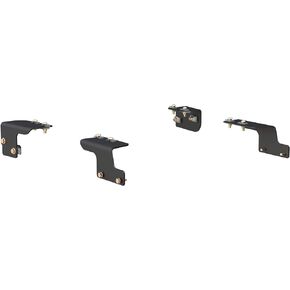 CURT 16468 5th Wheel Installation Brackets, Select Toyota Tundra, 6.5' Bed, Except Extended Crew Cab, CARBIDE BLACK POWDER COAT