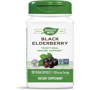 Nature's Way Elderberry, 100 Cap, (Pack of 2)