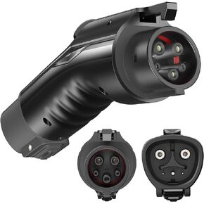 محول Tesla إلى J1772، بحد أقصى 48 أمبير 250 فولت مع قفل مضاد للسقوط، محول شاحن TOPDON Tesla، محول EV لـ Tesla مناسب لجميع J1772، متوافق مع موصلات Tesla وشواحن الوجهة in Kuwait