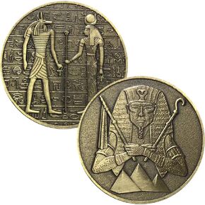 عملة تحدي هرم الفرعون المصري أنوبيس عملة معدنية محظوظة in Kuwait