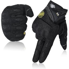 BORLENI Motorcycle Riding Gloves Touch Screen Full Finger Gloves Motocross Road Racing Bike Outdoor Sports Gloves for Women Men