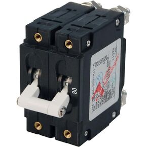 Blue Sea Systems C-Series Double Pole Toggle Circuit Breakers