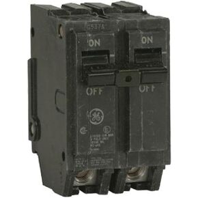Connecticut Electric General Electric THQL2150 Circuit Breaker, 2-Pole 50-Amp Thick Series, Black